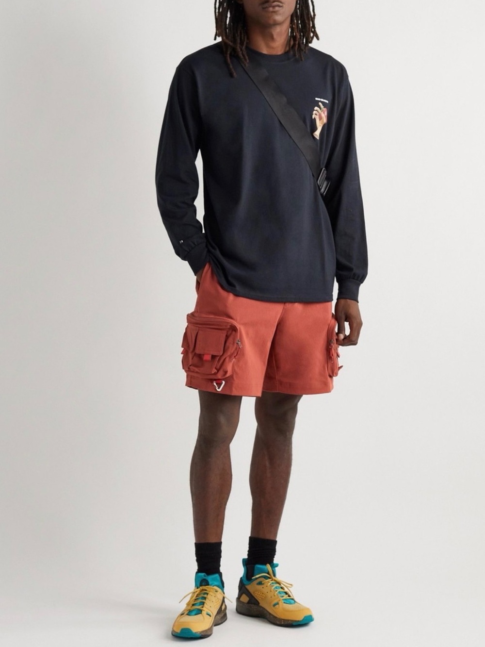 Nike ACG Cargo Shorts Mens Brick ‘Red' Medium